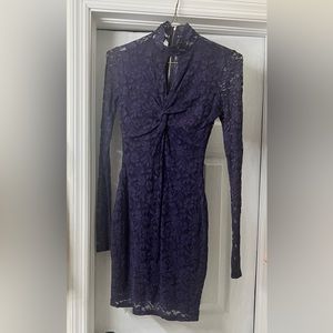 Purple long sleeve dress. Small.